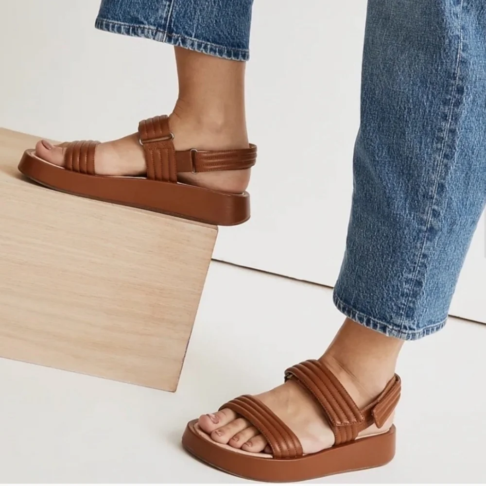 Madewell Emmalee Chunky Sandal 7 Boho Coastal Minimalist‎